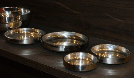 Stainless Steel Double Wall Dishes