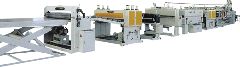 PC hollow grid sheet extrusion line