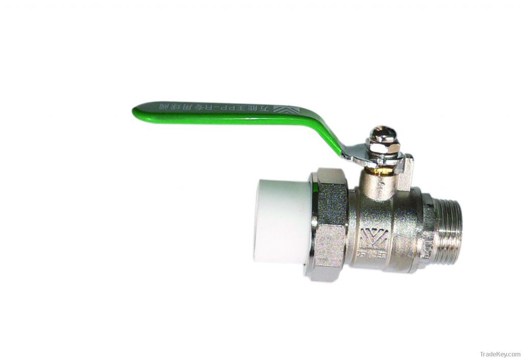 single male threaded ball valve