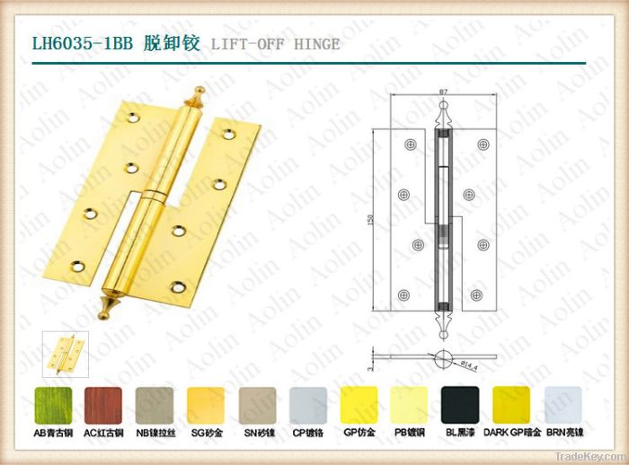 LIFT-OFF HINGE