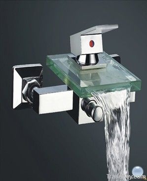 glass lead waterfall bath&amp;shower faucet