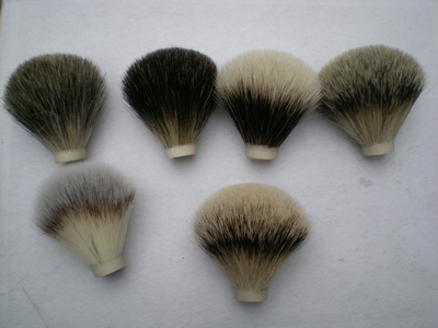 pure badger hair shaving brush head