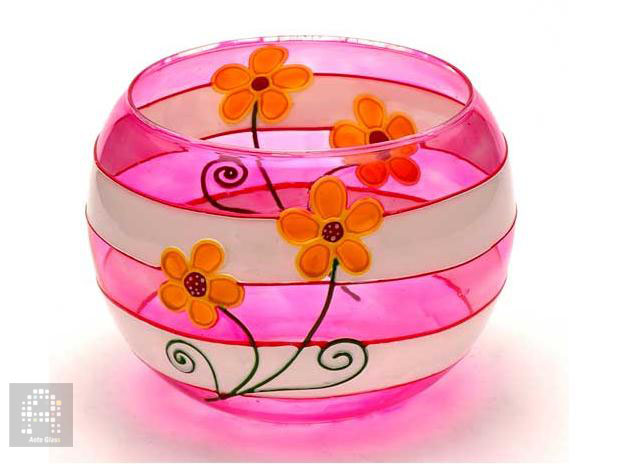 hand drawing candle holder