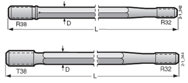 Rock Steel Drill Rod