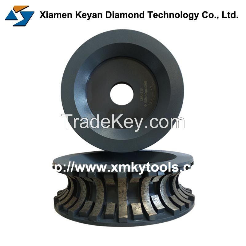 Stone Grinding Profile Wheel Sintered Processing, Segmented Diamond Grinding Wheel for Concrete Sandstone Granite Stone