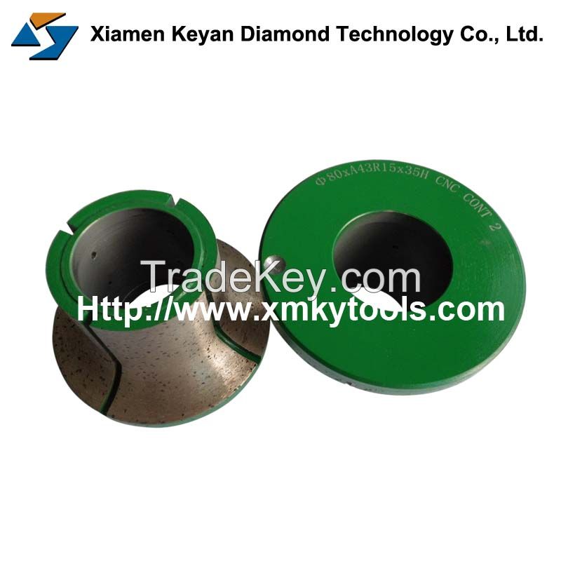 CNC Tools Milling Wheels, Profile Wheels for CNC Machine, with Different Shapes and High Quality