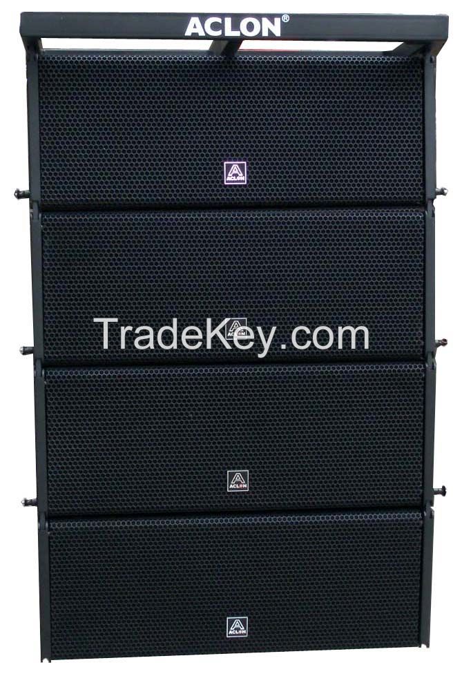 Dual 10&quot; 800W full range active line array LAT210A