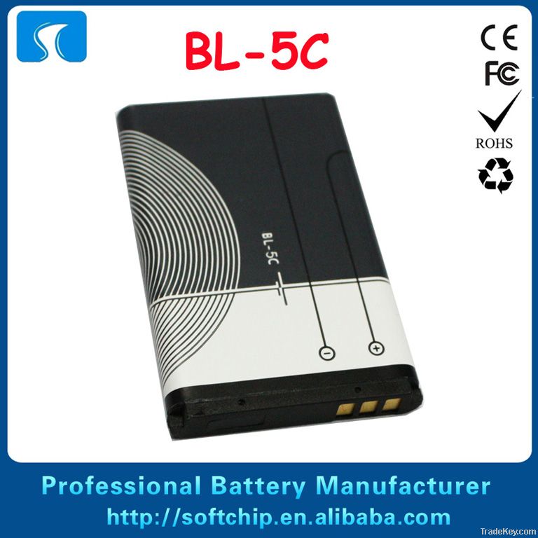 3.7v 1000mAh BL-5C Battery For Nokia 1100