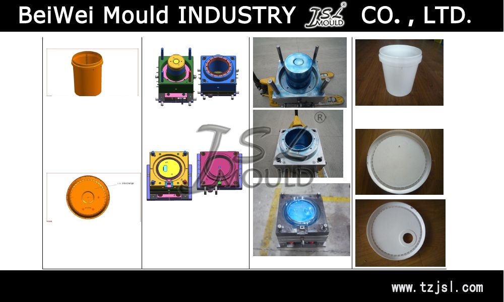 plastic paint bucket mould