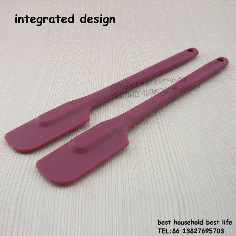 Integrated silicone spatula  turner