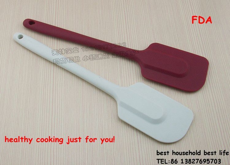 Integrated silicone spatula  turner