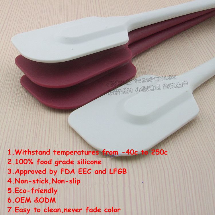 Integrated silicone spatula  turner