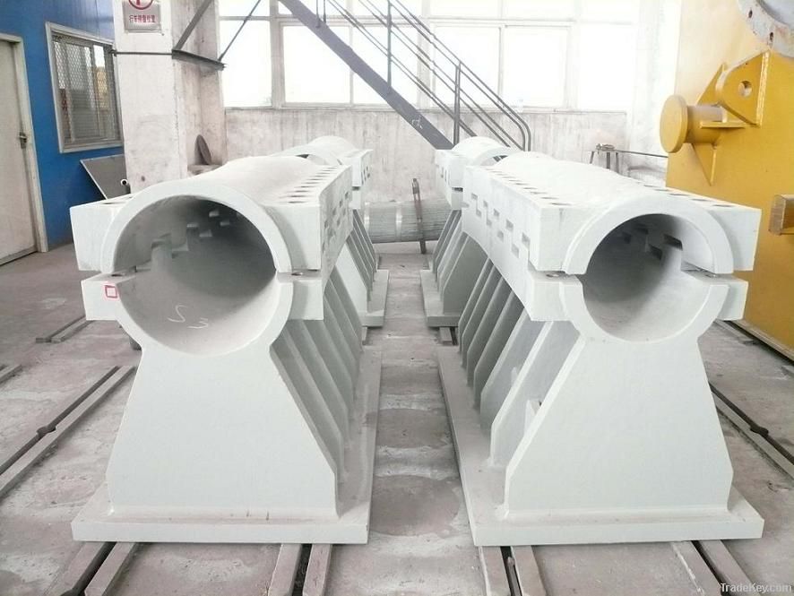 sleeve type splay saddle casting for steel suspension bridge