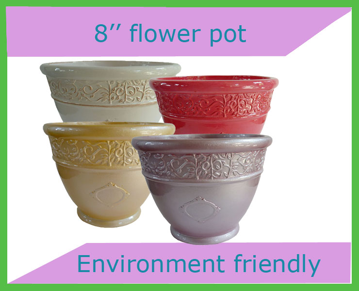 Flower Pot 8-Inch