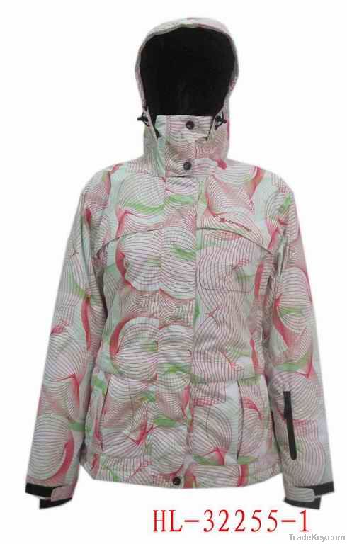 outdoor woman's ski jacket