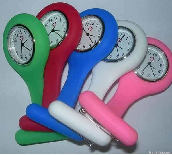 Silicone nurse watch