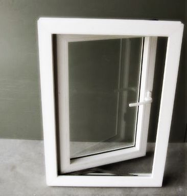 PVC casement window