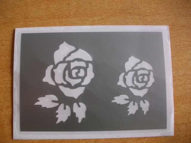 stencil for glitter tattoo