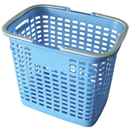 Plastic laundry basket