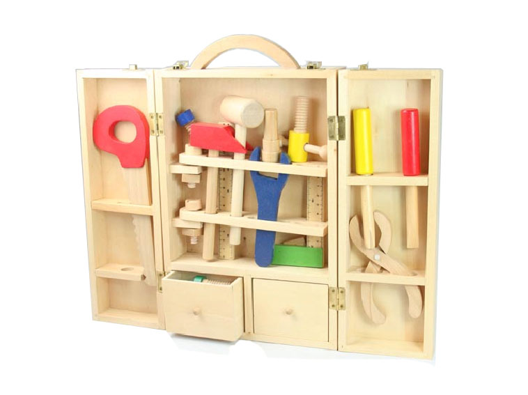 wooden toys--tool box