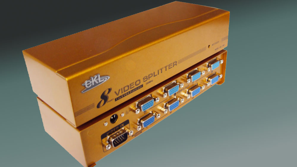 350MHz VGA Splitter 8-port(Lowest Price)