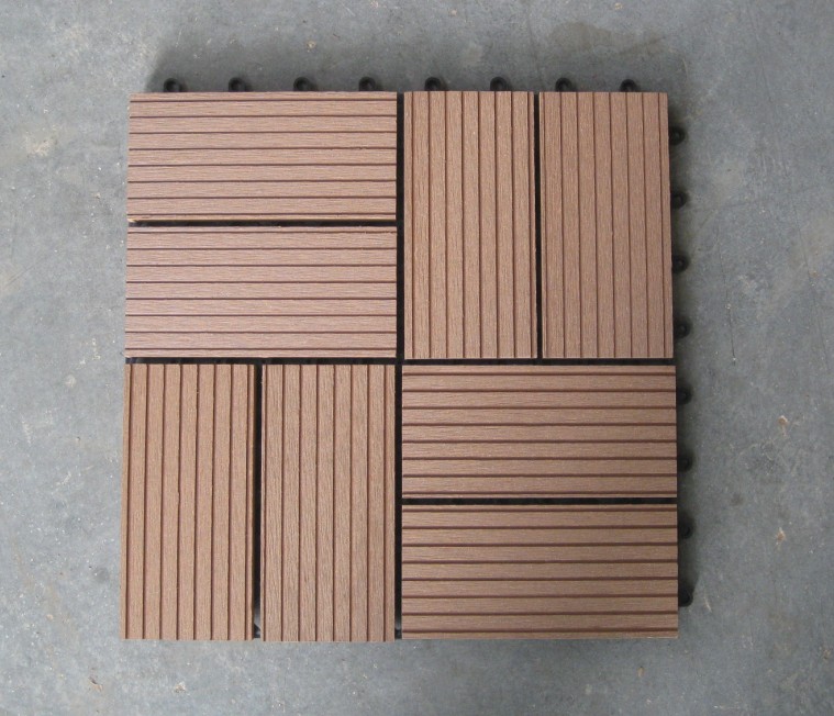 WPC tile for outdoor