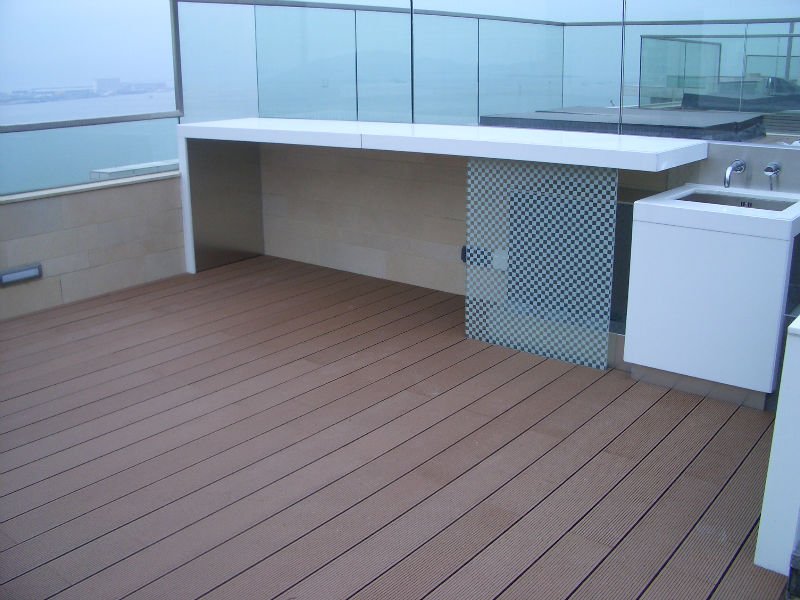 Outdoor composite floor