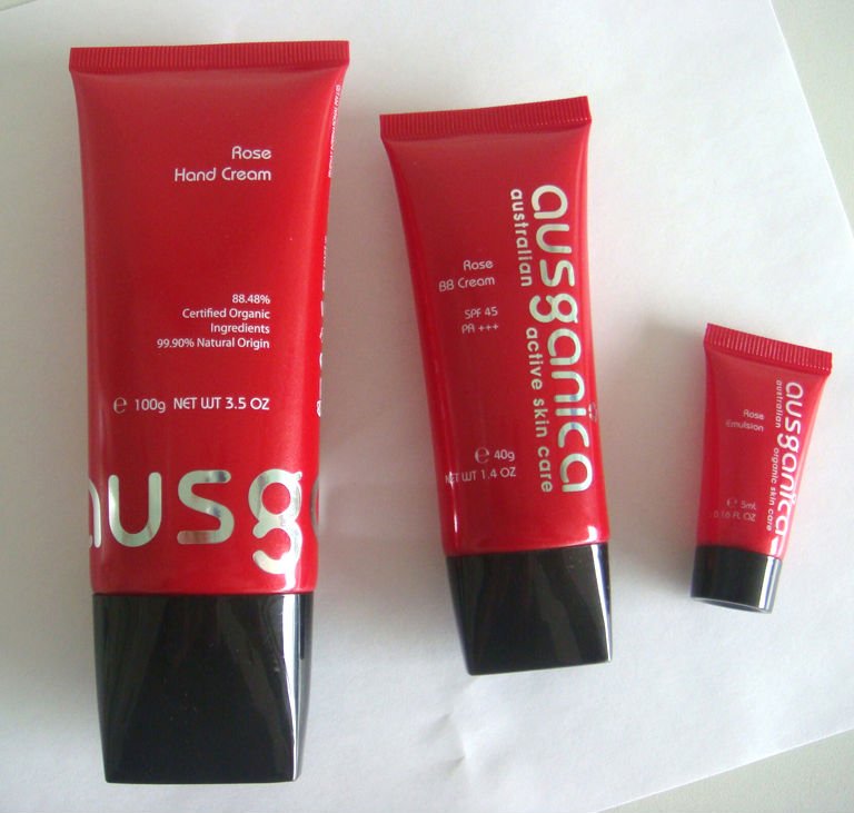 Cosmetic Tube for Cream Packaging, Red Tubes