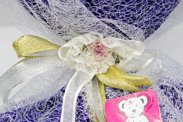 Teddy bear princess Plush Bouquet - Blue