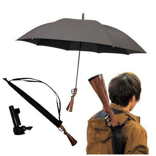 Rifle Umbrella with gun handle