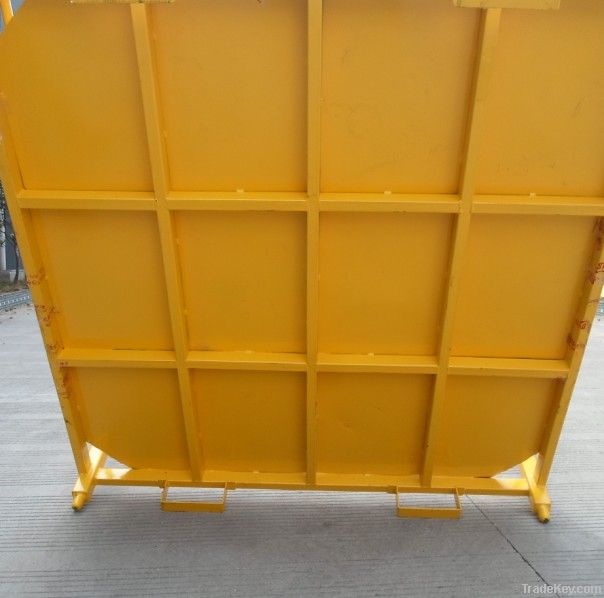 Tire storage stillages with steel board base