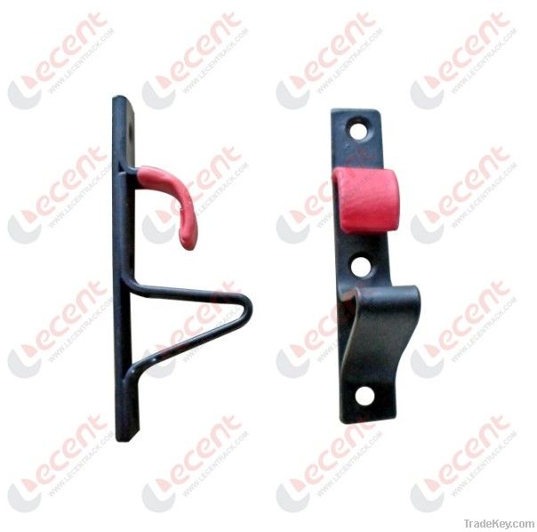 Plastic wall mounted wheel display hook