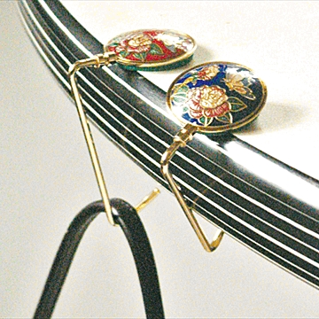 Cloisonne Handbag Hooks