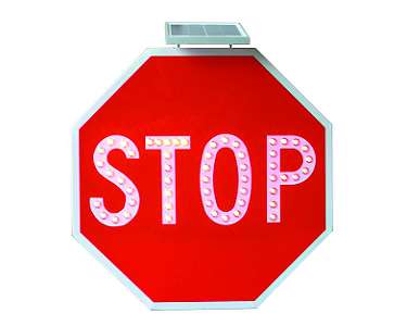 SOLAR TRAFFIC SIGNS &quot;STOP&quot;