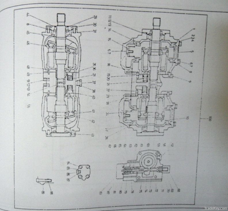 Kato crane spare parts