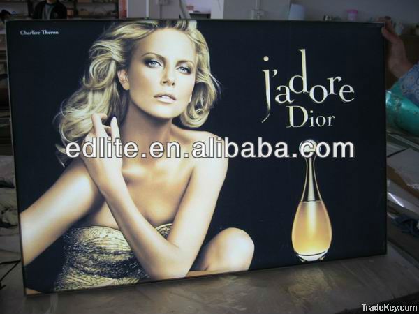 double side Fabric LED slim light box