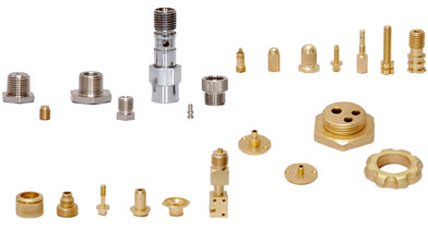 all type of ferrous and non ferrous Precision Brass components