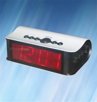 AM/FM LED Alarm Clock Radio with 1.8&quot; Large Panel LED Display