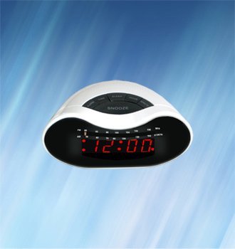 0.6&quot; AM/FM LED Alarm Clock Radio