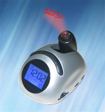 PROJECTIVE CLOCK RADIO with LCD Display