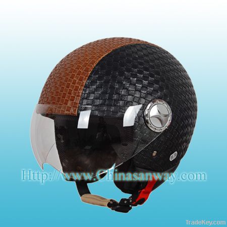 Helmet SW592 with Leather cover