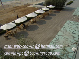 wood plastic composite decking