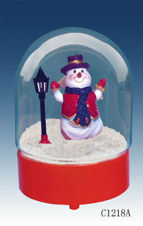 Windmill snow globe