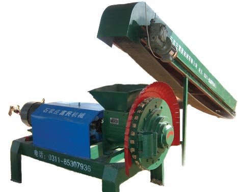 Biomass briquette machine