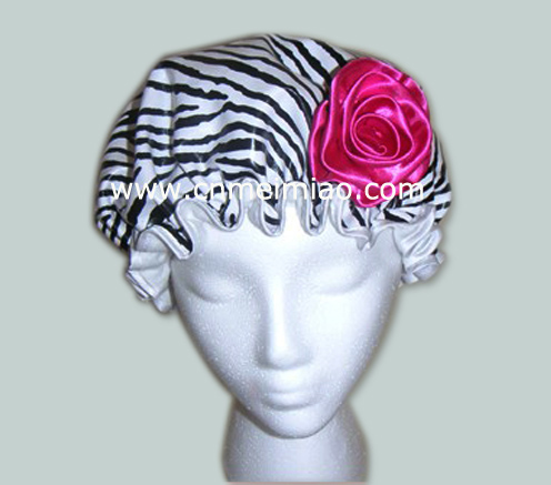 double layer shower cap