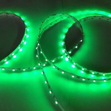 Non-waterproof IP33 White Flexible LED Strip with SMD 3528 LEDs, 12V Input Voltage, 300-piece LEDs/