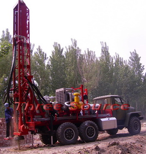 Truck-mounted drilling rig