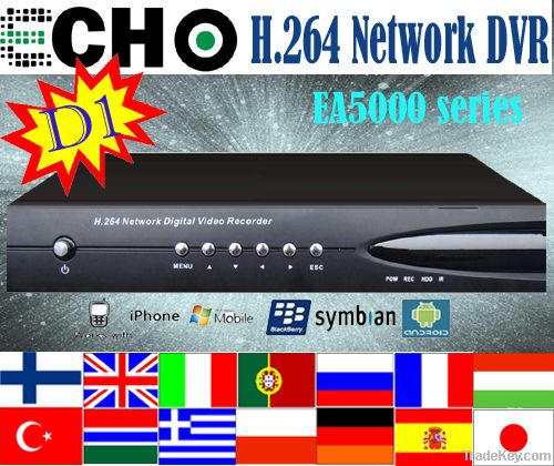 H.264 4CH realtime D1 CCTV DVR