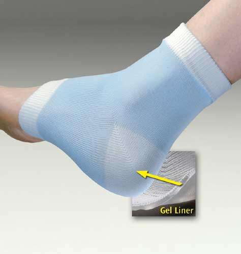 gel socks, gel heel socks,