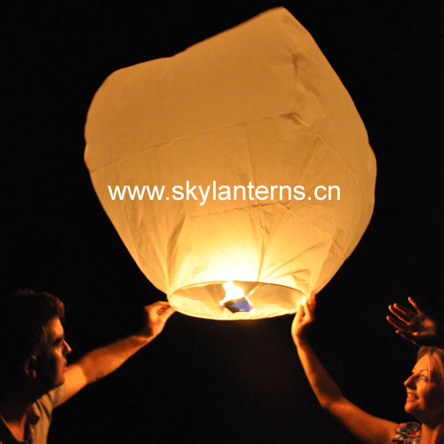 colored sky lantern